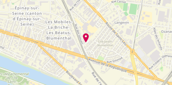 Plan de VILLANUEVA Nestor, 67 Rue Solivats, 93800 Épinay-sur-Seine