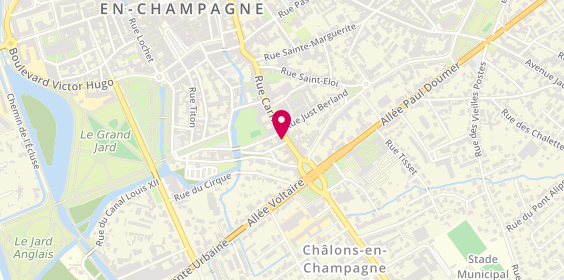 Plan de Bsb Batiment, 50 Rue Carnot, 51000 Châlons-en-Champagne