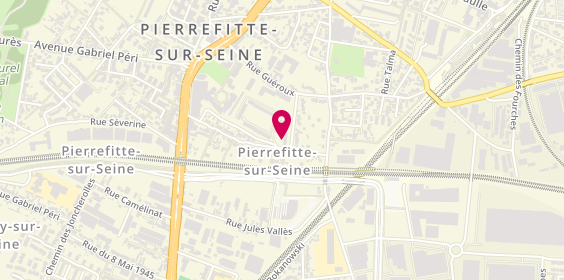 Plan de M2P Peinture, 29 Rue Barnold, 93380 Pierrefitte-sur-Seine