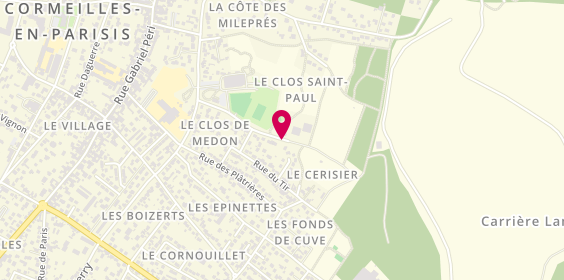 Plan de C D P, 5 Rue des Prebendes, 95240 Cormeilles-en-Parisis