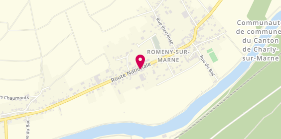Plan de Ev Peinture, 45 Route Nationale, 02310 Romeny-sur-Marne