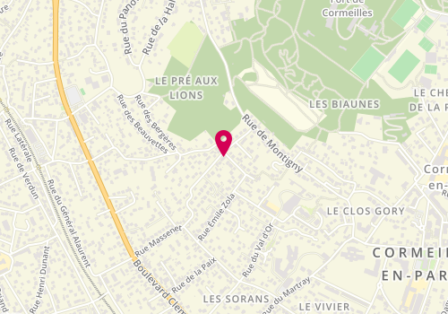Plan de Victor Xavier, 15 Rue Fontaine Saint Martin, 95240 Cormeilles-en-Parisis