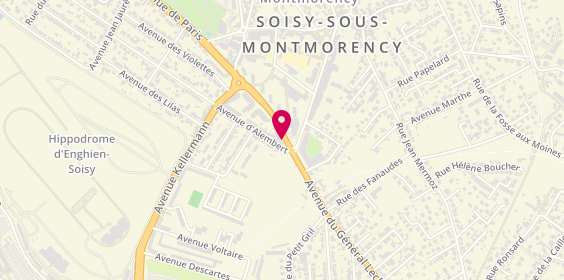 Plan de Miroiterie Carrière, 1 avenue de Paris, 95230 Soisy-sous-Montmorency