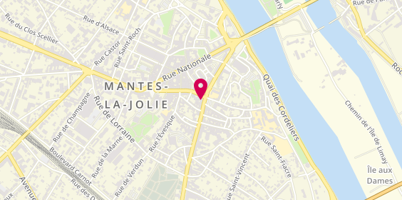 Plan de Lionel Péchard, 4 Rue Prte Aux Saints, 78200 Mantes-la-Jolie