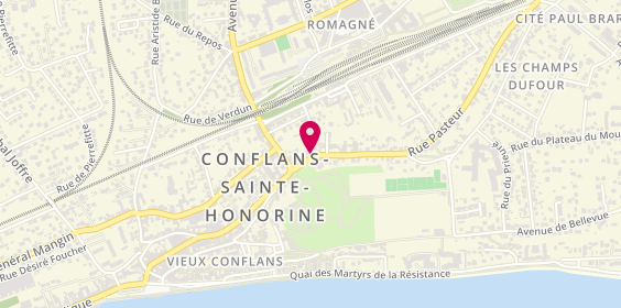 Plan de Etablissements A. Simon, 5 Rue Pasteur, 78700 Conflans-Sainte-Honorine