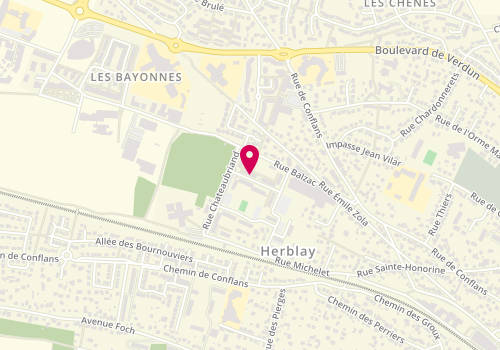 Plan de Ms services, 3 Rue Alfred de Musset, 95220 Herblay-sur-Seine