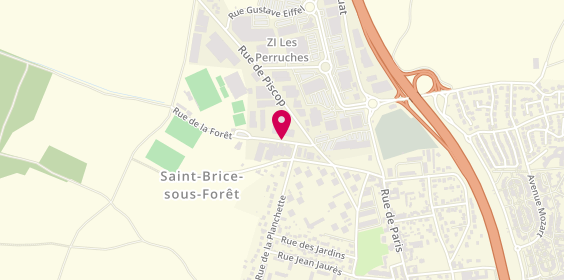 Plan de Asl Solutions, Zae Les Perruches
4 Rue de la Forêt, 95350 Saint-Brice-sous-Forêt