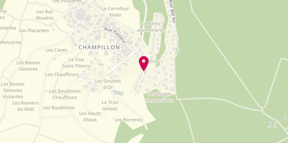 Plan de Bandock Alexis, 14 Rue Chamisso, 51160 Champillon