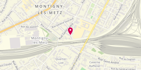 Plan de Arts et Finitions, 19 Rue Saint Joseph, 57950 Montigny-lès-Metz