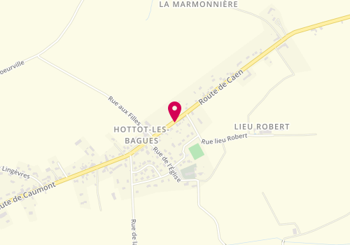 Plan de L.D.R, Bât A 12 Route Caen, 14250 Hottot-les-Bagues
