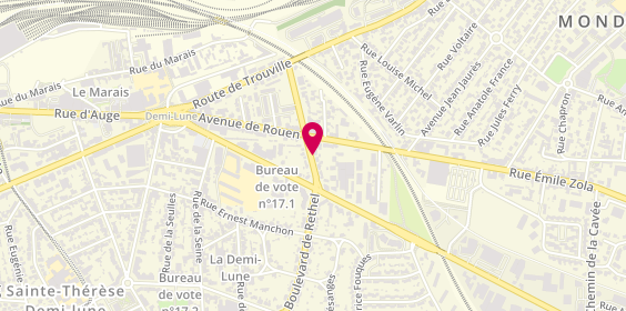 Plan de DUPART Francis, 3 Boulevard Louis Barthou, 14000 Caen