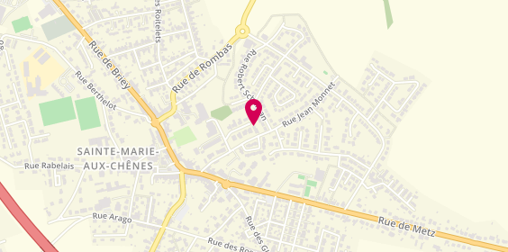 Plan de Sr Ravalement, 6 Rue Gasseville Zone Industrielle, 57255 Sainte-Marie-aux-Chênes