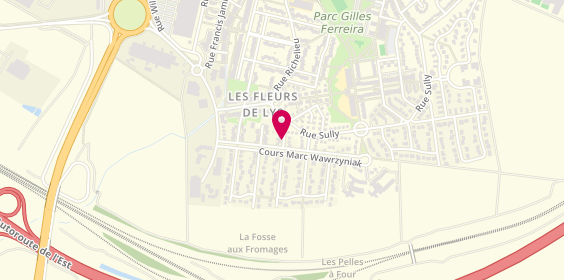 Plan de GAUZELIN Elias, 10 Rue Prof René Franquet, 51100 Reims