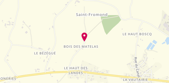 Plan de Entreprise Bernard Folliot, 3 Bois des Matelas, 50620 Saint-Fromond
