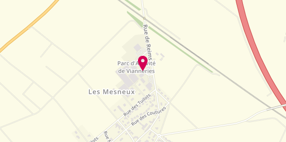 Plan de Abscisse, 5 Rue Saint Rémi Zone Artisanale Vanneries, 51370 Les Mesneux