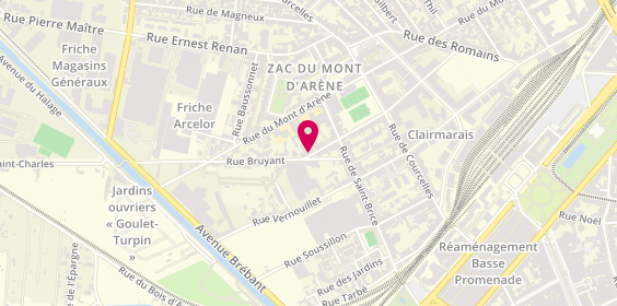 Plan de Mmpeinture, 52 Rue des Lilas, 51100 Reims
