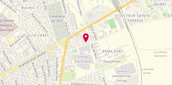 Plan de Lopez Entreprise, 22 Rue René Cochinard, 51100 Reims
