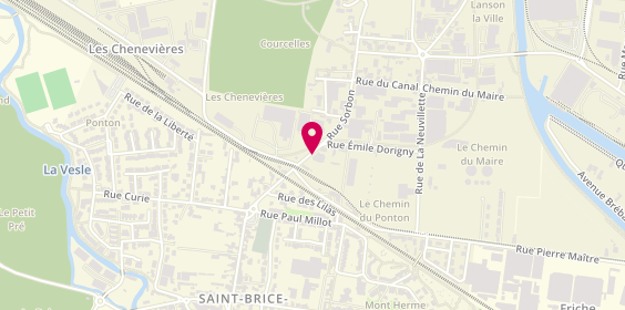 Plan de Dufour Tassel, Rue Sorbon, 51370 Saint-Brice-Courcelles