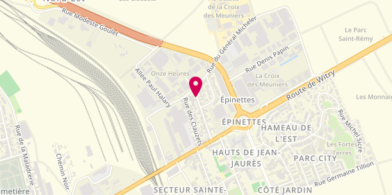 Plan de GASSMANN Lionel, 21 Rue Fossé Briotin, 51100 Reims