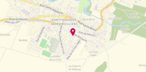 Plan de Muller Dimitri, 5 Rue de Nauroy, 51490 Pontfaverger-Moronvilliers