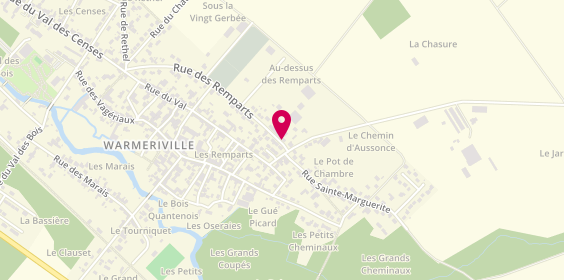 Plan de GAUTHERON Benoît, 45 Bis Rue des Remparts, 51110 Warmeriville