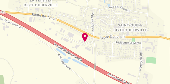 Plan de Gprg/Pro G Services, 1 place Caillemare Zone Artisanale Caillemare, 27310 Saint-Ouen-de-Thouberville