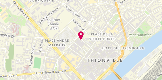 Plan de A.J.M Peinture SAS, 32 Rue du Manège, 57100 Thionville