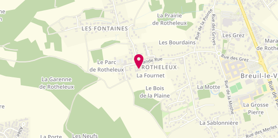 Plan de Etablissement Bouvart, Rue de Rotheleux, 60600 Breuil-le-Vert