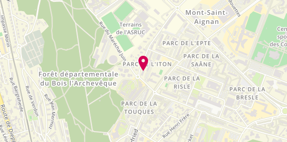 Plan de Peinture rénovation Team Colors, 1 parc de l'Iton, 76130 Mont-Saint-Aignan
