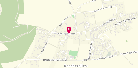 Plan de PUCHEU Antony, 96 Rue 3 Fermes, 76160 Roncherolles-sur-le-Vivier