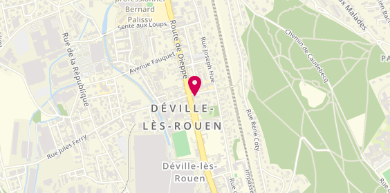 Plan de Entreprise Capon, 364 Route de Dieppe, 76250 Déville-lès-Rouen