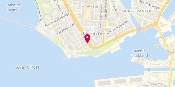 Plan de BANA Olivier, 8 Boulevard François 1er, 76600 Le Havre