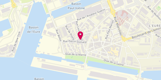 Plan de PSR, 21 Rue Louis Eudier, 76600 Le Havre
