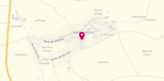 Plan de ROUYER Jérémy, Amblimont 3 Ter Rue Trou, 08210 Mouzon