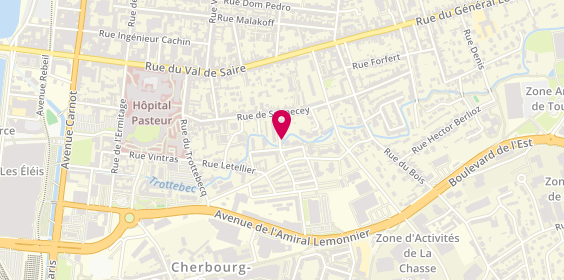 Plan de Entreprise Delahaye, 7 Rue de Batavia, 50100 Cherbourg-en-Cotentin