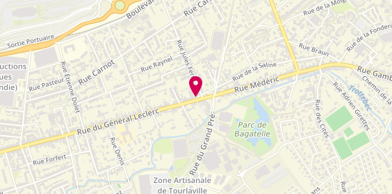 Plan de LAC Peinture, 197 Rue du Général Leclerc, 50110 Cherbourg-en-Cotentin