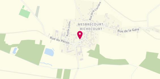 Plan de Entreprise de Ravalement Moncourtois Ric, 3 Grand Rue, 02270 Mesbrecourt-Richecourt