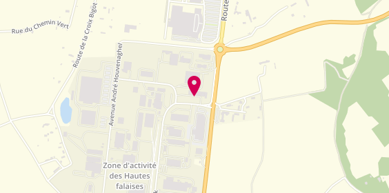 Plan de Ledun Maintenance, Rue Rémi le Grand parc d'Activité des Hautes Falaises, 76400 Saint-Léonard