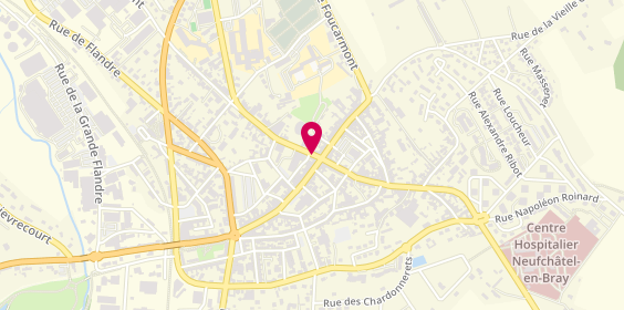 Plan de Dumouchel Cyrille, 1 Rue Baron d'Haussez, 76270 Neufchâtel-en-Bray