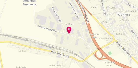 Plan de Société Nouvelle des Etablissements Turquin, Zone Industrielle 1 Rue Maurice Perin, 08090 Tournes