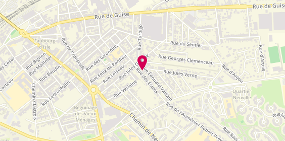 Plan de LEMAIRE Jean-Yves, 63 Rue des Écoles, 02100 Saint-Quentin