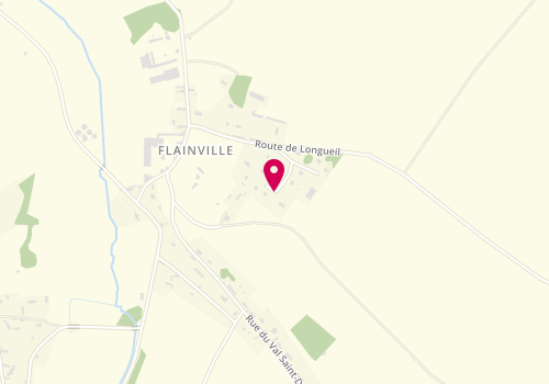 Plan de Romain Pupin, Hameau de Flainville 28 Chemin Geais, 76740 Bourg Dun