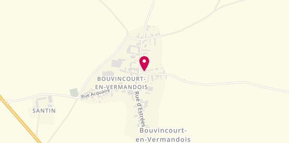 Plan de Sanchez José, 3 Rue Vraignes, 80200 Bouvincourt-en-Vermandois