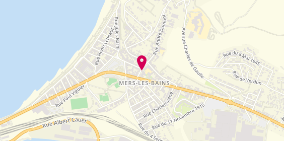 Plan de Pp Peinture, 8 Rue Jules Verne, 80350 Mers-les-Bains