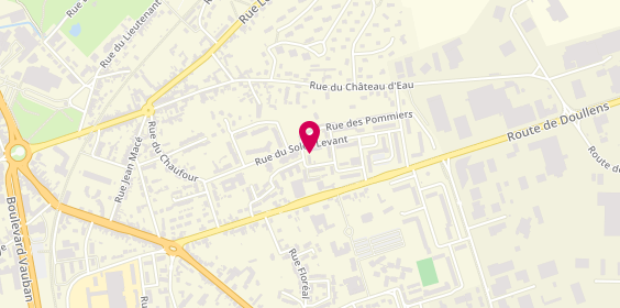 Plan de ALC Rénovation Couvreur Zingueur Démoussage, 28 Rue des Acacias, 80100 Abbeville