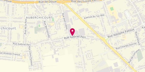 Plan de DELCOURT Xavier, 66 Rue Gabriel Peri, 59165 Auberchicourt