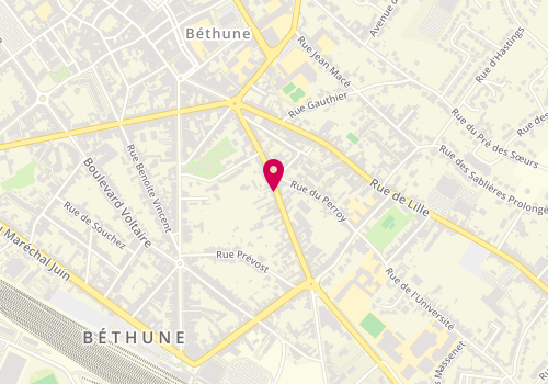 Plan de Hmd Renov, 252 Rue Faubourg d'Arras, 62400 Béthune