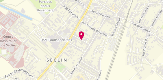 Plan de Garoma Rénovation, 14 Rue Denis Papin, 59113 Seclin