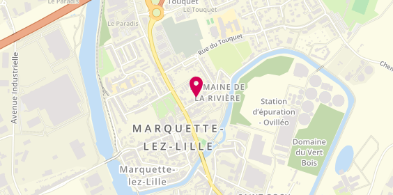 Plan de A.S.M, 15 Rue Nouvelle, 59520 Marquette-lez-Lille